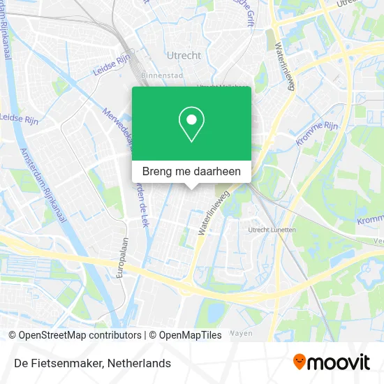 De Fietsenmaker kaart