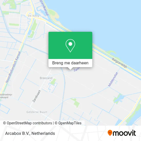 Arcabox B.V. kaart