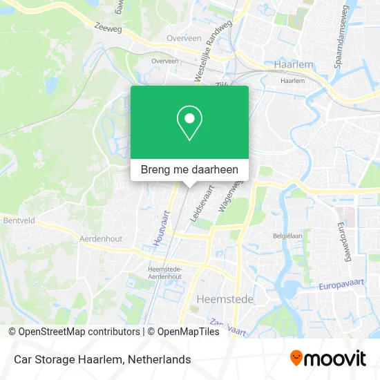 Car Storage Haarlem kaart