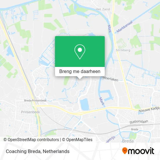 Coaching Breda kaart