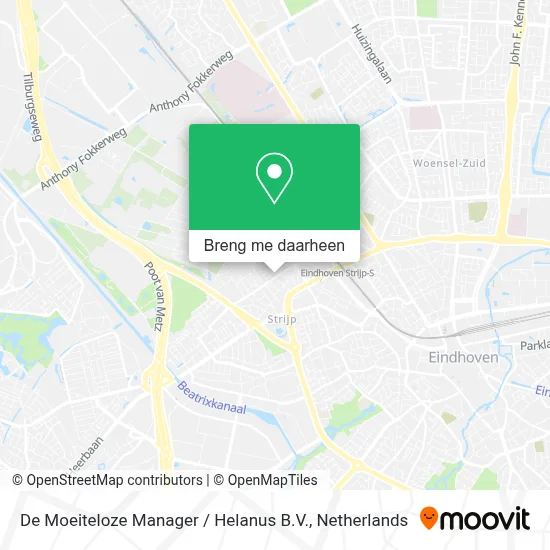 De Moeiteloze Manager / Helanus B.V. kaart