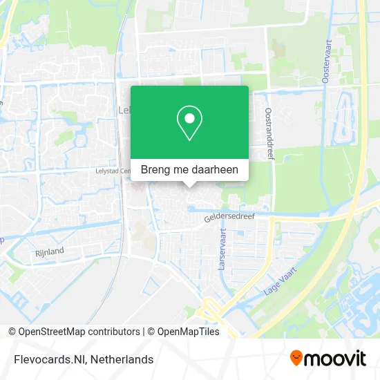 Flevocards.Nl kaart