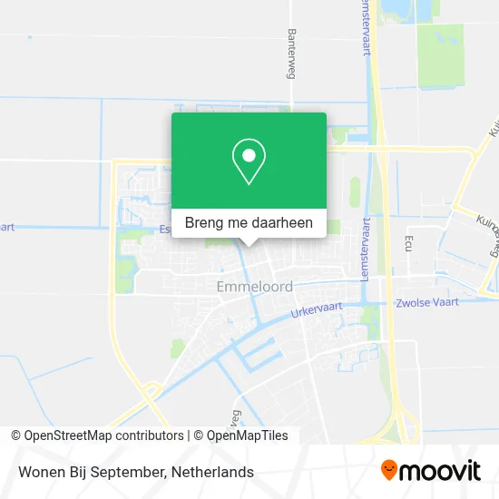 Wonen Bij September kaart