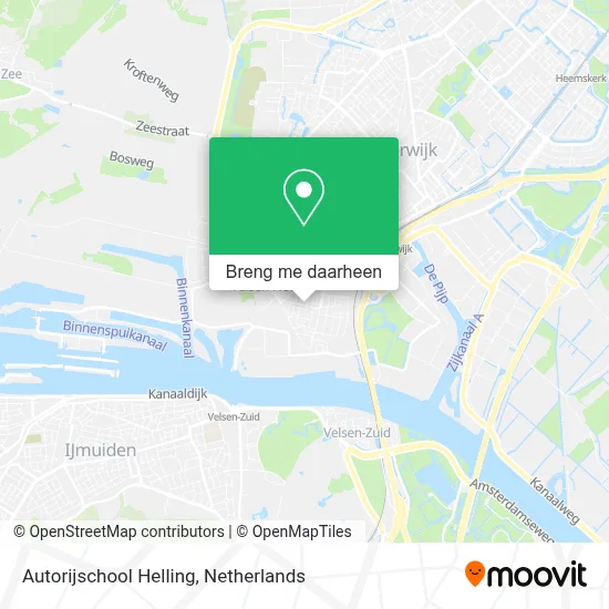 Autorijschool Helling kaart