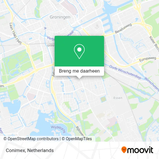 Conimex kaart