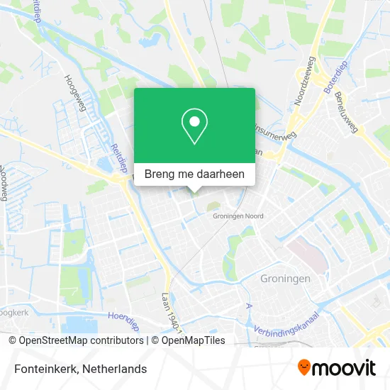 Fonteinkerk kaart