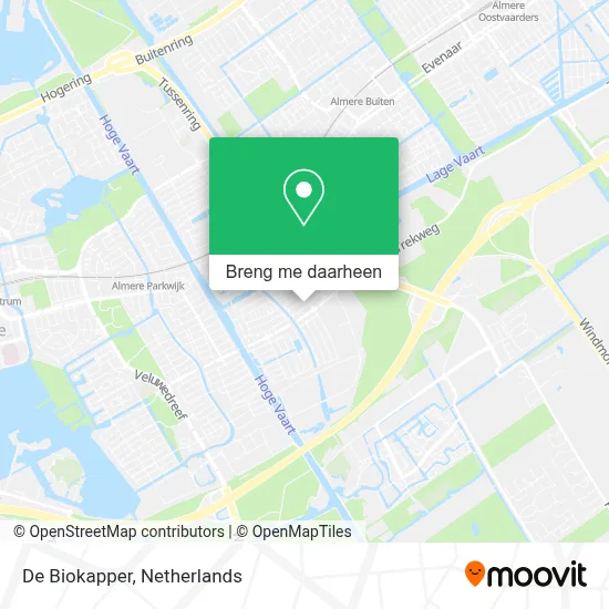 De Biokapper kaart