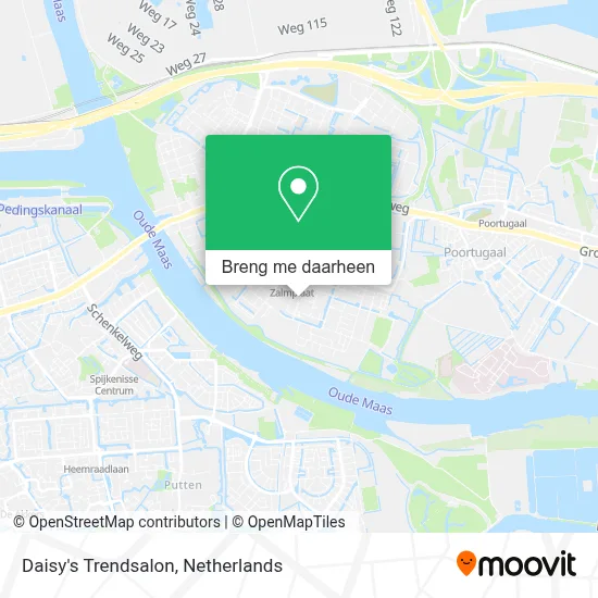 Daisy's Trendsalon kaart