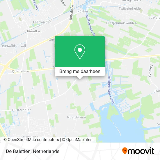De Balstien kaart