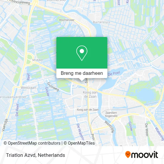 Triatlon Azvd kaart