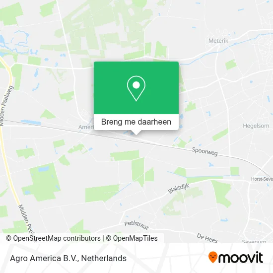 Agro America B.V. kaart