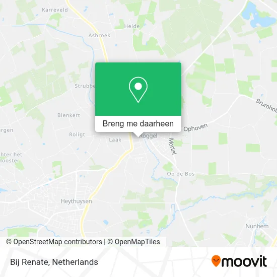 Bij Renate kaart