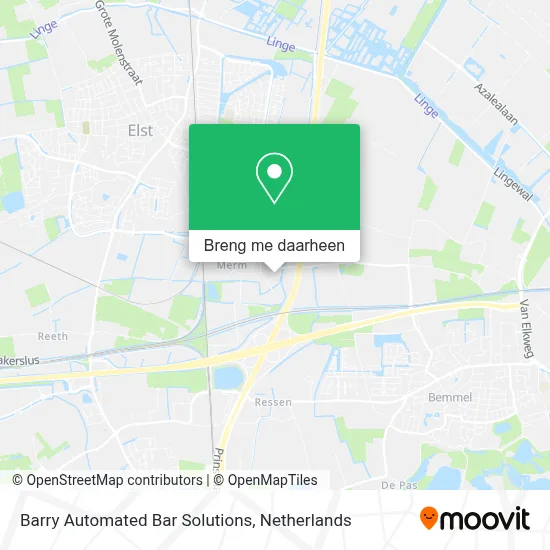 Barry Automated Bar Solutions kaart