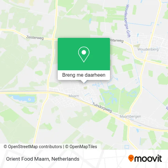 Orient Food Maarn kaart