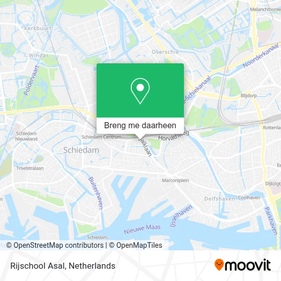 Rijschool Asal kaart