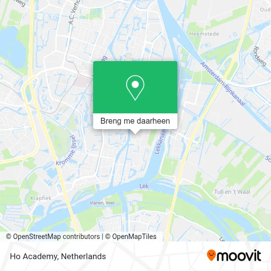 Ho Academy kaart