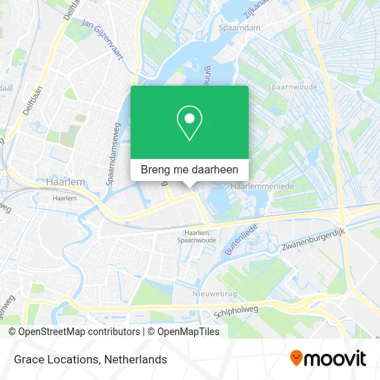 Grace Locations kaart