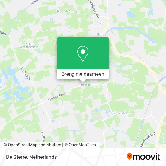 De Sterre kaart