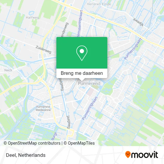 Deel kaart