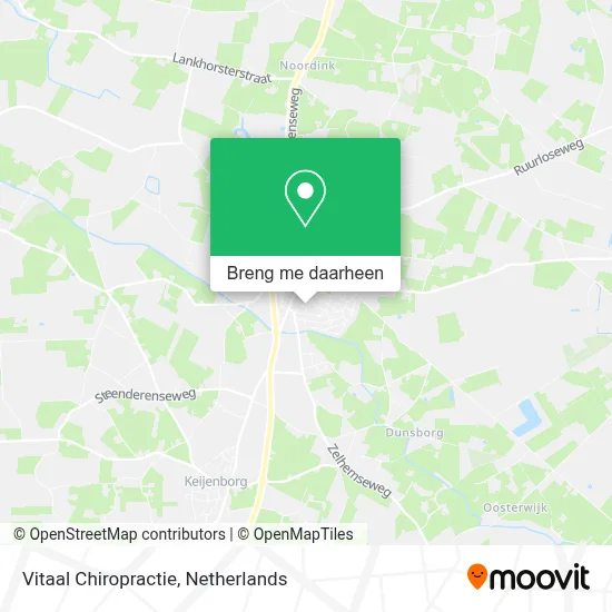 Vitaal Chiropractie kaart