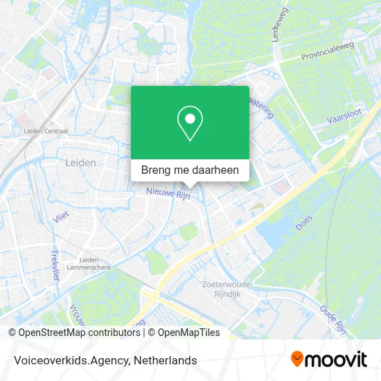 Voiceoverkids.Agency kaart