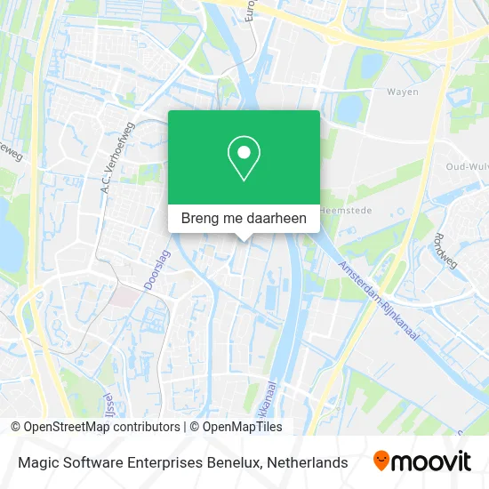 Magic Software Enterprises Benelux kaart