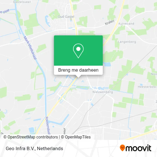 Geo Infra B.V. kaart