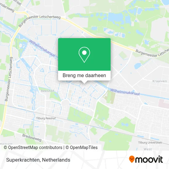 Superkrachten kaart