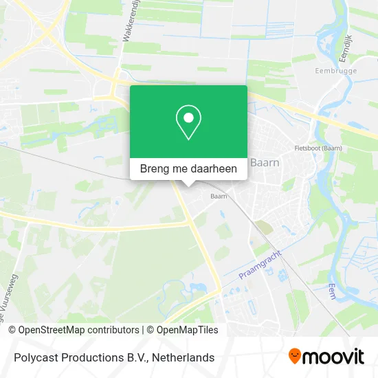 Polycast Productions B.V. kaart
