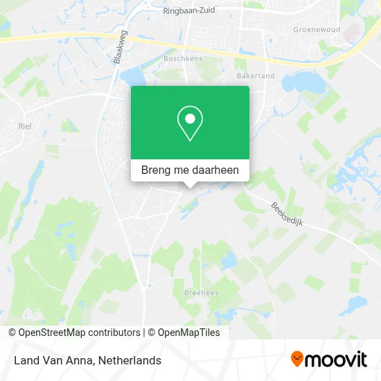 Land Van Anna kaart