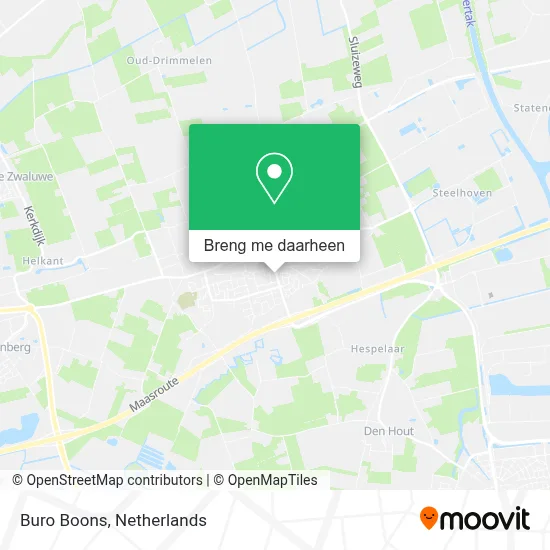 Buro Boons kaart