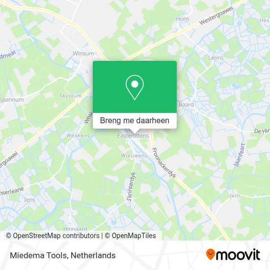 Miedema Tools kaart