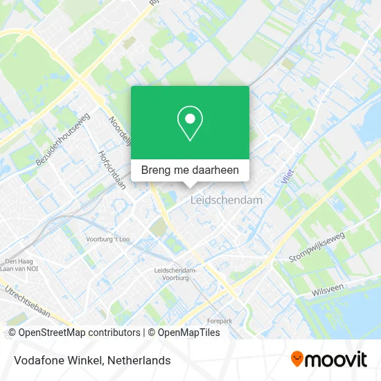 Vodafone Winkel kaart