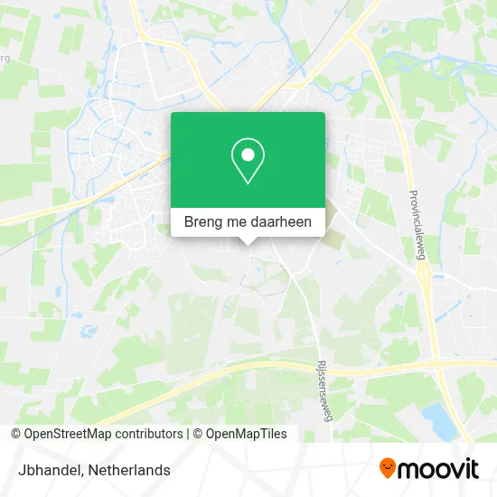 Jbhandel kaart