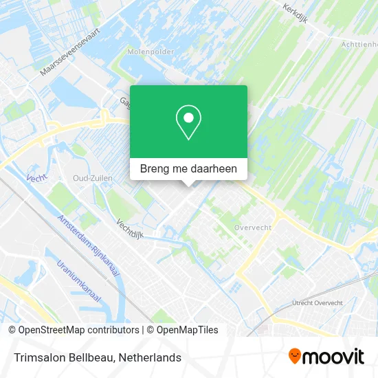 Trimsalon Bellbeau kaart