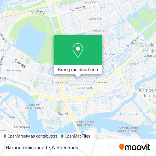 Harbourmaisonnette kaart