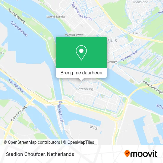 Stadion Choufoer kaart