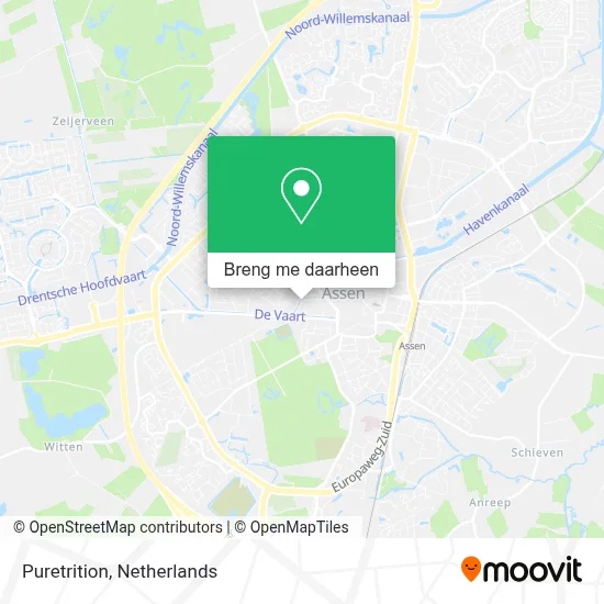 Puretrition kaart