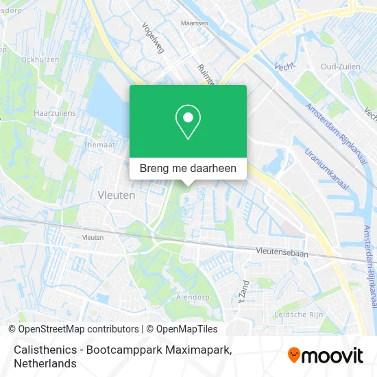Calisthenics - Bootcamppark Maximapark kaart