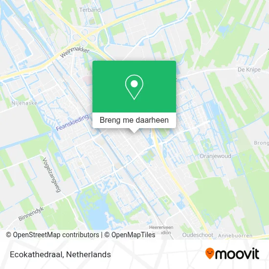 Ecokathedraal kaart