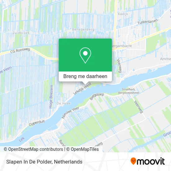 Slapen In De Polder kaart
