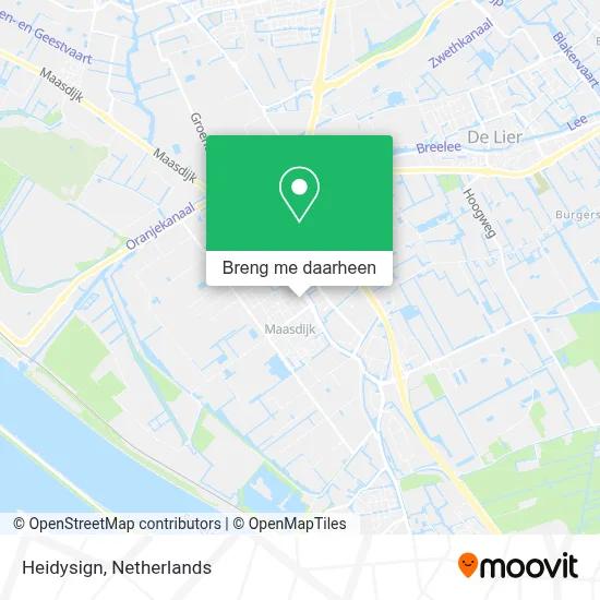 Heidysign kaart