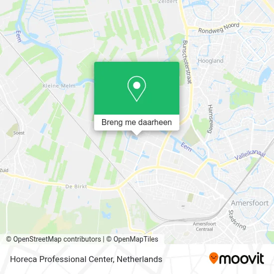 Horeca Professional Center kaart