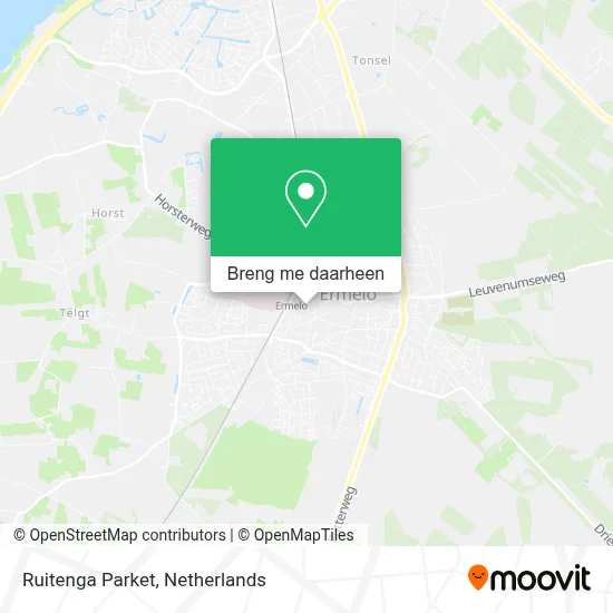 Ruitenga Parket kaart