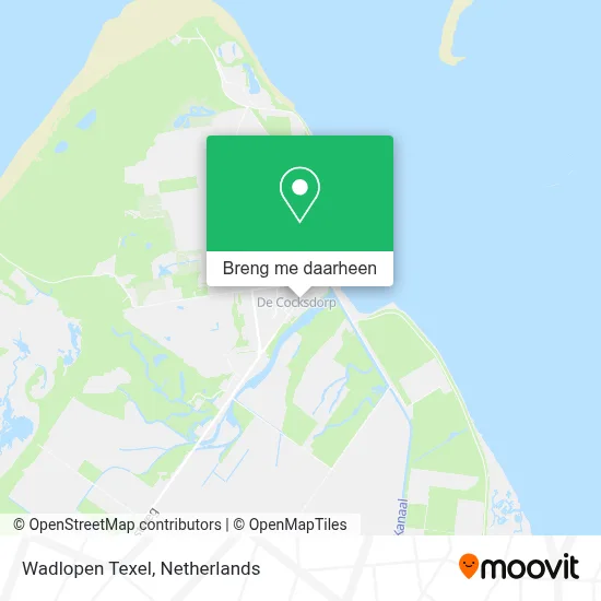 Wadlopen Texel kaart