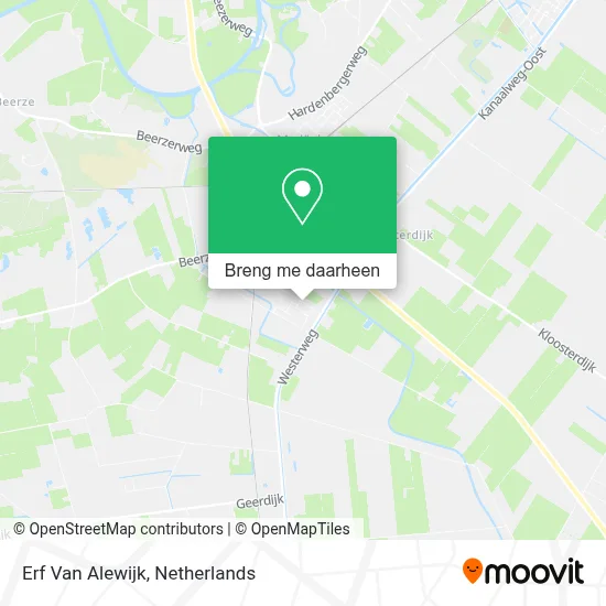 Erf Van Alewijk kaart