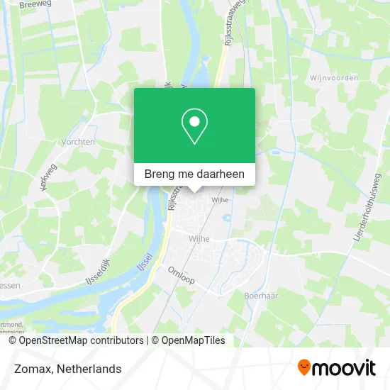 Zomax kaart