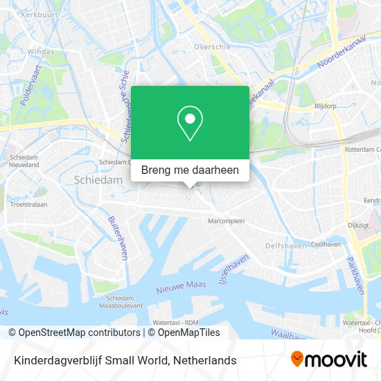 Kinderdagverblijf Small World kaart