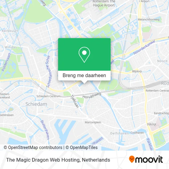 The Magic Dragon Web Hosting kaart