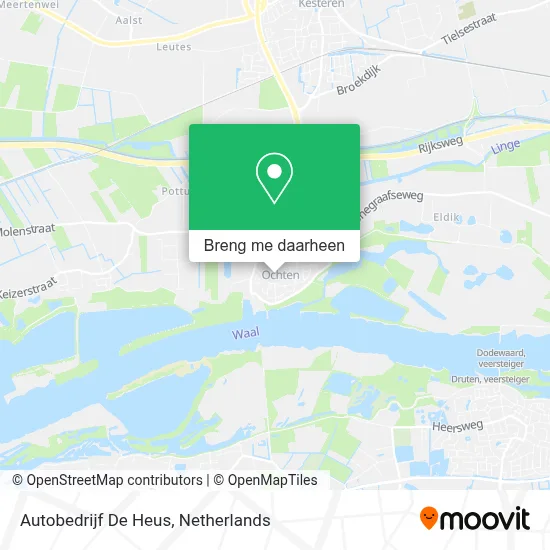 Autobedrijf De Heus kaart